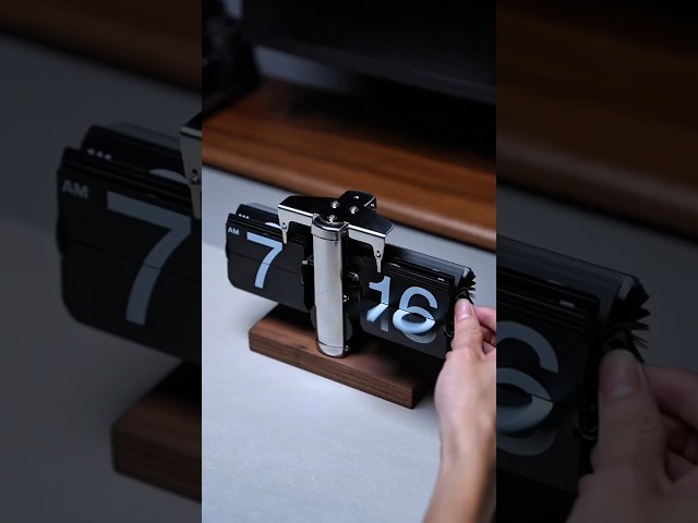 Vídeo relacionado con Voltear El Reloj, Reloj Retro Abatible, Reloj De Escritorio, Mechanical Digital Flips Desk Reloj,Reloj Mecánico Retro Minimalista De Un Solo Pie Con Giro Automático, Ideal Para El Hogar Y La Oficina