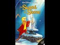 Opening Closing To The Sword In The Stone 1989 VHS Sticker Label Copy