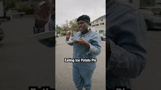 Eating Russet Potato Pie for the first time