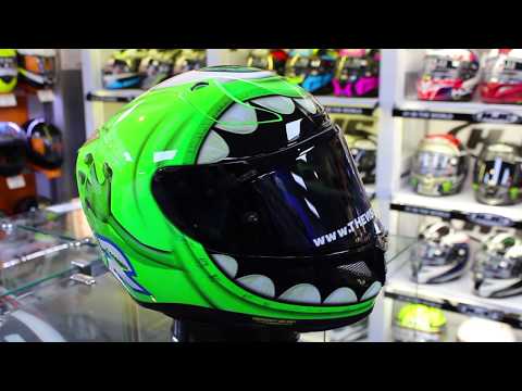 mike wazowski motorcycle helmet - Quang 