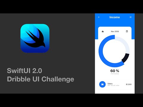 SwiftUI2.0 - Dribble UI Challenge 1