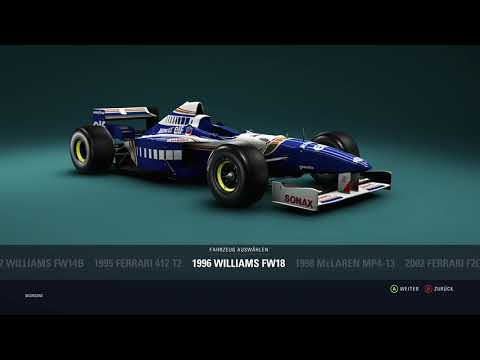 F1 2018 - Classic Car List (xbox one)