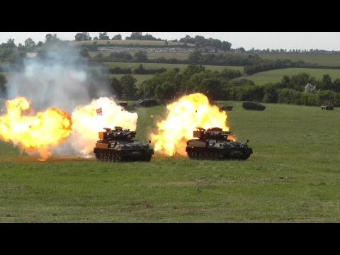 CVRT Scorpion Driving & Pyrotechnic Display - Tanks Trucks & Firepower 2013