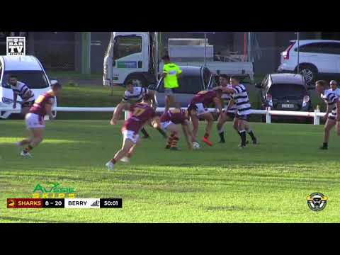 2018 Group 7 RL Round 2 1st Grade Highlights - Shellharbour Sharks V BSH Magpies mp4