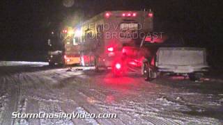 preview picture of video '2/4/2014  Ina, IL Interstate 57 Closure Due To Numerous Wrecks'