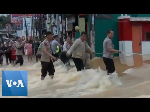 Flooding Cripples Indonesian Capital