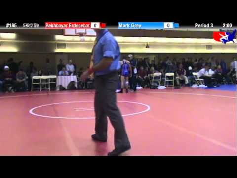 NYAC FS 55 KG / 121.25 lbs: Bekhbayar Erdenebat vs. Mark Grey