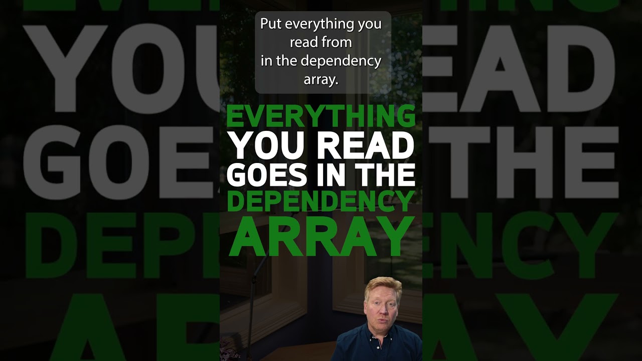 Mastering useEffect: What Goes In Dependency Arrays