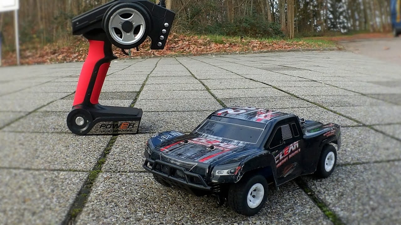 RC auto Short Course Clean, čierny