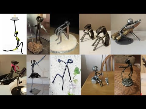 "Easy Scrap Metal Art Projects for Beginners | Creative Human Figures Tutorial"