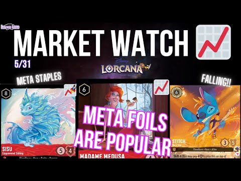 Disney Lorcana MARKET WATCH (HOW MUCH WILL THE SERIALIZED MICKEY SELL FOR?!) - Ep. 75 Friday 5/31
