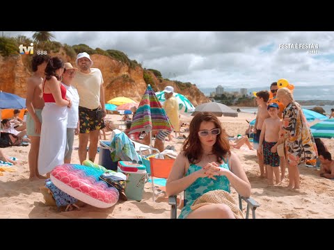 Bino e Tomé «frente a frente» na praia | Festa é Festa