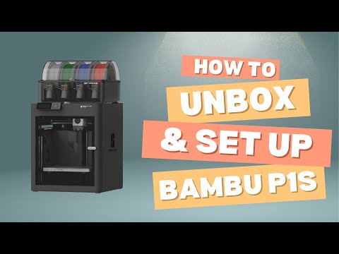 Bambu P1S 3D Printer - Unboxing - Setup Guide - Assembly - First Print 🖨️✨