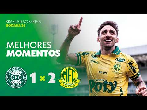 Gols e melhores lances de Coritiba x Mirassol