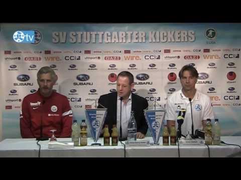 Pressekonferenz 13.Spieltag 3. Liga Saison 13/14 SV Stuttgarter Kickers - Hansa Rostock 19.10.2013