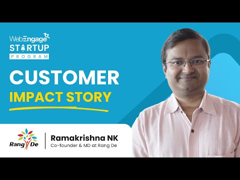 RangDe.Org - Customer Success Story (Ramakrishna NK - Co-founder & MD)
