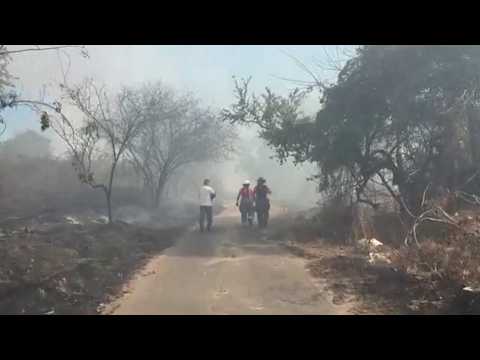 Incremento de incendios en Chalatenango