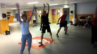preview picture of video 'Aerobic Dans at Friskis & Svettis Helsingborg'