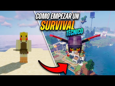 Sifo -  How to Start a Technical Survival in Minecraft in 2023 |  Tutorial