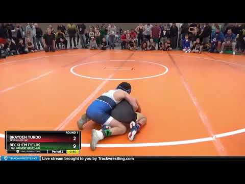 77 Lbs Round 1 - Brayden Turdo, Texas Elite WC Vs Beckhem Fields, High Ground Wrestling 1840