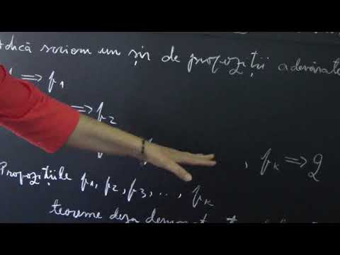Elemente de logică matematică (VIII) - Teorema directă. Teorema reciprocă