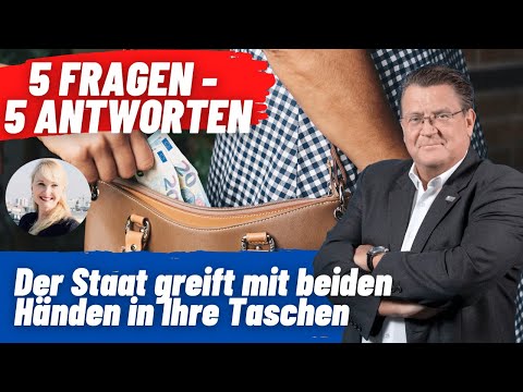 The state reaches into your pockets with both hands (5 questions - 5 answers)