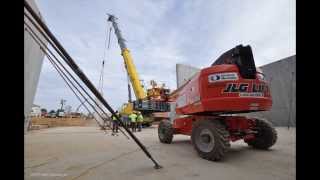 preview picture of video 'Precast SBR Tank Panel Installation Time Lapse'