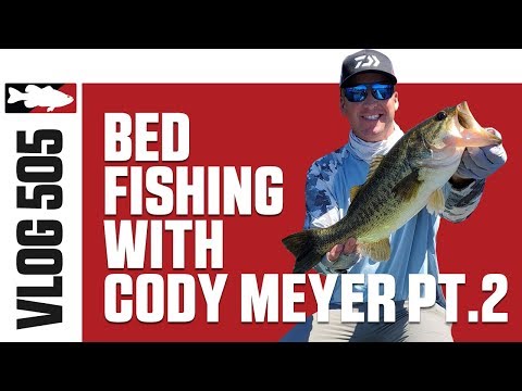 Bed Fishing with Cody Meyer on Lake of the Pines Pt.2 - Tackle Warehouse VLOG#505