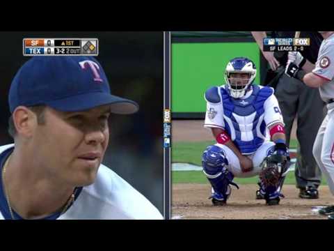 MLB 2010 world series game 3 Rangers @ Giants