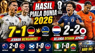 Download lagu 🚨 HASIL TERBARU PIALA DUNIA 2026! Jerman Hancurkan Curaçao, Jepang Kejutkan Belanda! mp3