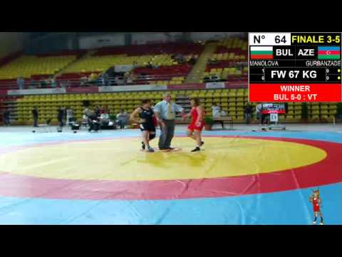 Final EJWC Skopje 2013 FW 67KG 04.07.13 3rd place and 5th place