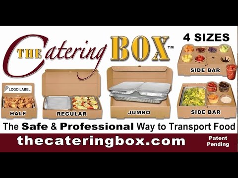 The Catering Box- Serve Food Right Out of the Box