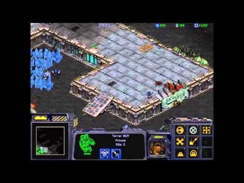 StarCraft Walkthrough - Terran Mission 3 - Desperate Alliance  - Part 1 - No commentary