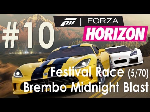 Forza Horizon - Walkthrough Part 10 - Festival Race (5/70) - Brembo Midnight Blast