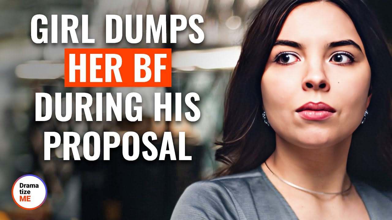 Girl Dumps Her BF During His Proposal | @DramatizeMe