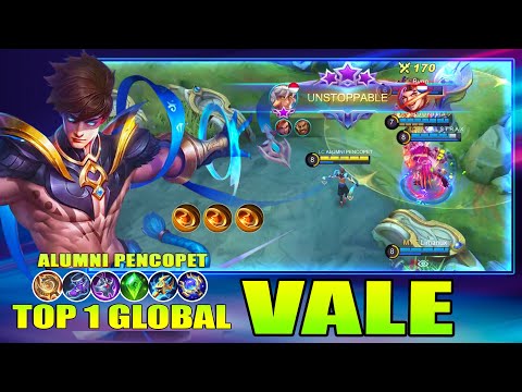 Vale Legendary Comeback! Top 1 Global Vale by ALUMNI PENCOPET ~ MLBB