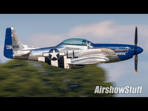"Crazy Horse" P-51 Mustang Aerobatics - EAA AirVenture Oshkosh 2022