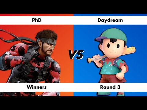 Dair Devils #10 Winners Round 3 - PhD (Snake) Vs. Daydream (Ness) - SSBU Smash Ultimate