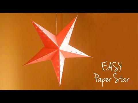EASY Paper Star | How to Make Christmas Star | DIY Christmas Decorations
