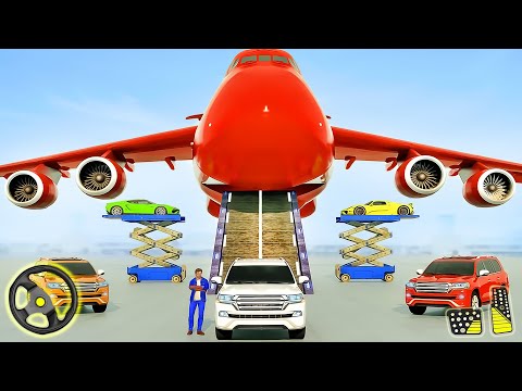 Grand Plane Cargo Transport Truck Simulator - Police Limousine Driving | Android Gameplay