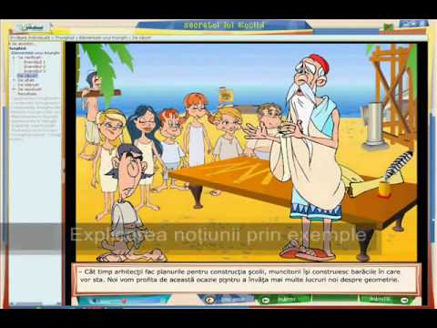 Geometrie clasa a VI-a - Joc educativ interactiv