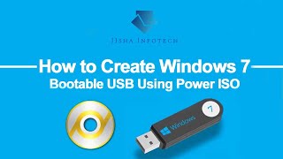 How to Create Windows 7 Bootable USB Using Power ISO