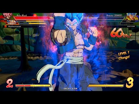 I completed Gogeta Blue's new ToD in real match [DBFZ]