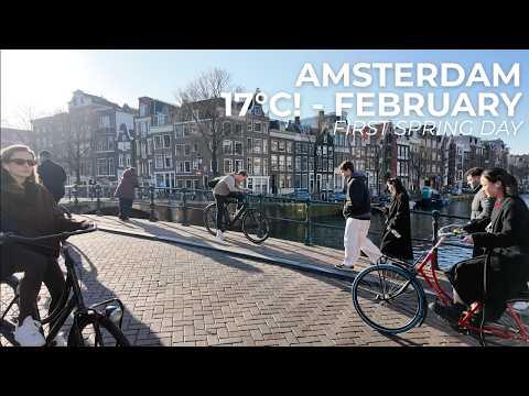 Amsterdam 17°C in February?! 🌞 9 Streets, Sunny Canals & City Life