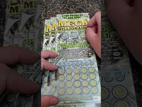Winning BIG MEGA Millionaire Lottery Ticket!