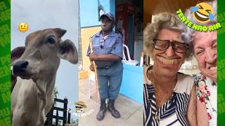 😂 Vídeos Mais Engraçados do Mundo || Desafio Supremo de Não Tentar Rir - Memes Engraçados!