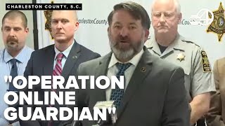 Charleston Sheriff details undercover sting arrests at Wednesday press conference