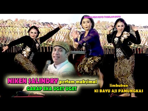 NIKEN SALINDRY & KI BAYU AJI ngerjain garap  EKA UGET UGET sinden sak ugel