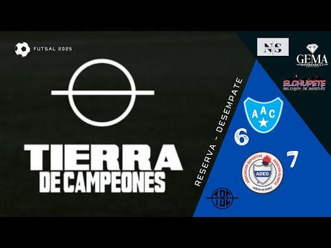 Argentino A.C - ADEO || Futsal Reserva Desempate Copa de Plata || TDC 