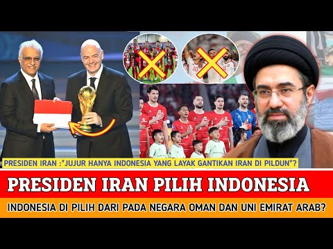 🔴 100% PRESIDEN IRAN CINTA INDONESIA ‼️indonesia Di anggap layak untuk gantikan iran di pildun 2026?